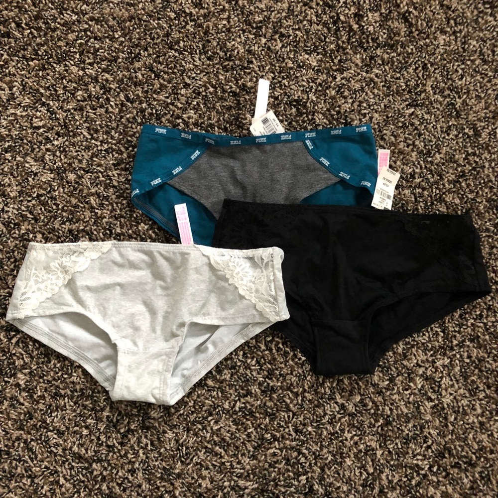 Three Pairs of VS Pink Undies bundle